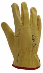 Paire de Gants Cow-boy – Driver tout cuir fleur de bovin – Taille 10