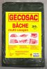 Bâche bicolore 4x5m 140/150gr polypropylène tissé enduit polyéthylène