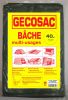 Bâche bicolore 5x8m 140/150gr polypropylène tissé enduit polyéthylène 