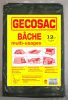 Bâche bicolore 3x4m 140/150gr polypropylène tissé enduit polyéthylène 